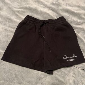 Black White Fox Lounge Shorts